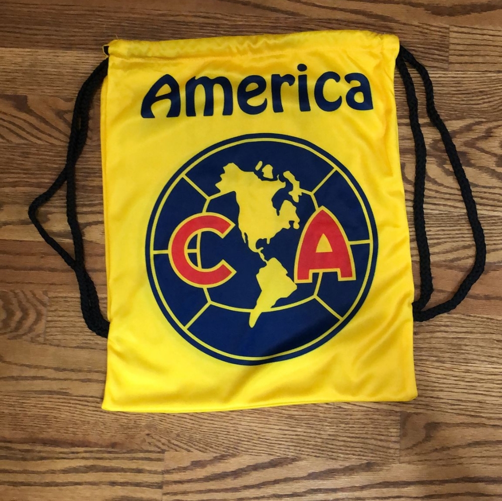 CLUD AMERICA LIGA MX FOOTBALL CORD BACKPACK